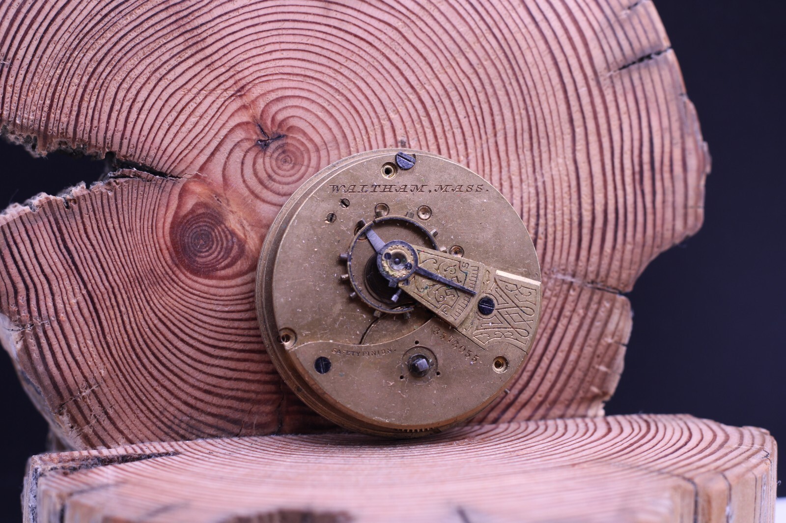 WALTHAM POCKET HOME WATCH Co. KEYWIND MOVEMENT 18s 7j #3573055 (JV)