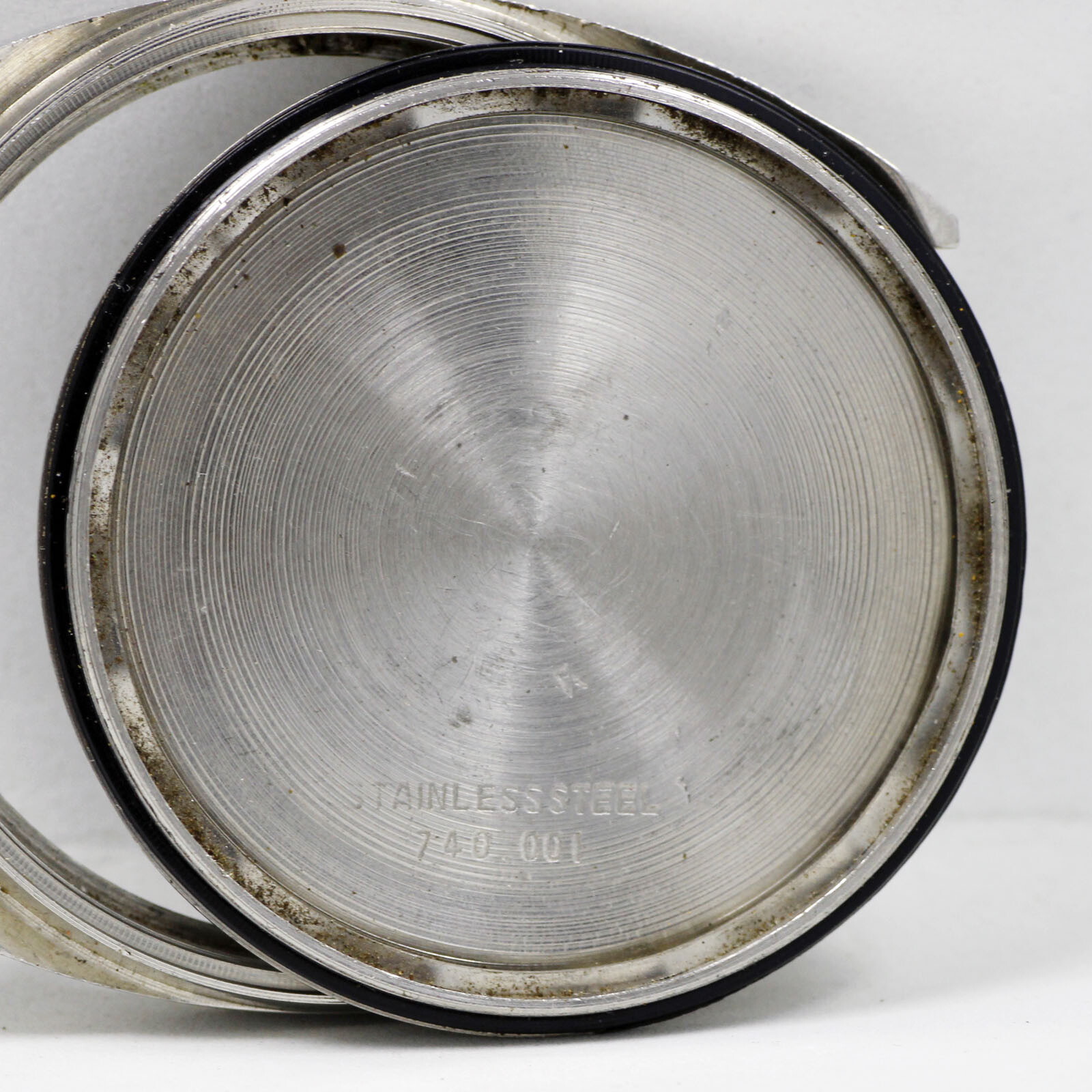 Perseo Stainless Steel Appointed TO FS Italian Railways Vintage Watch Case only
