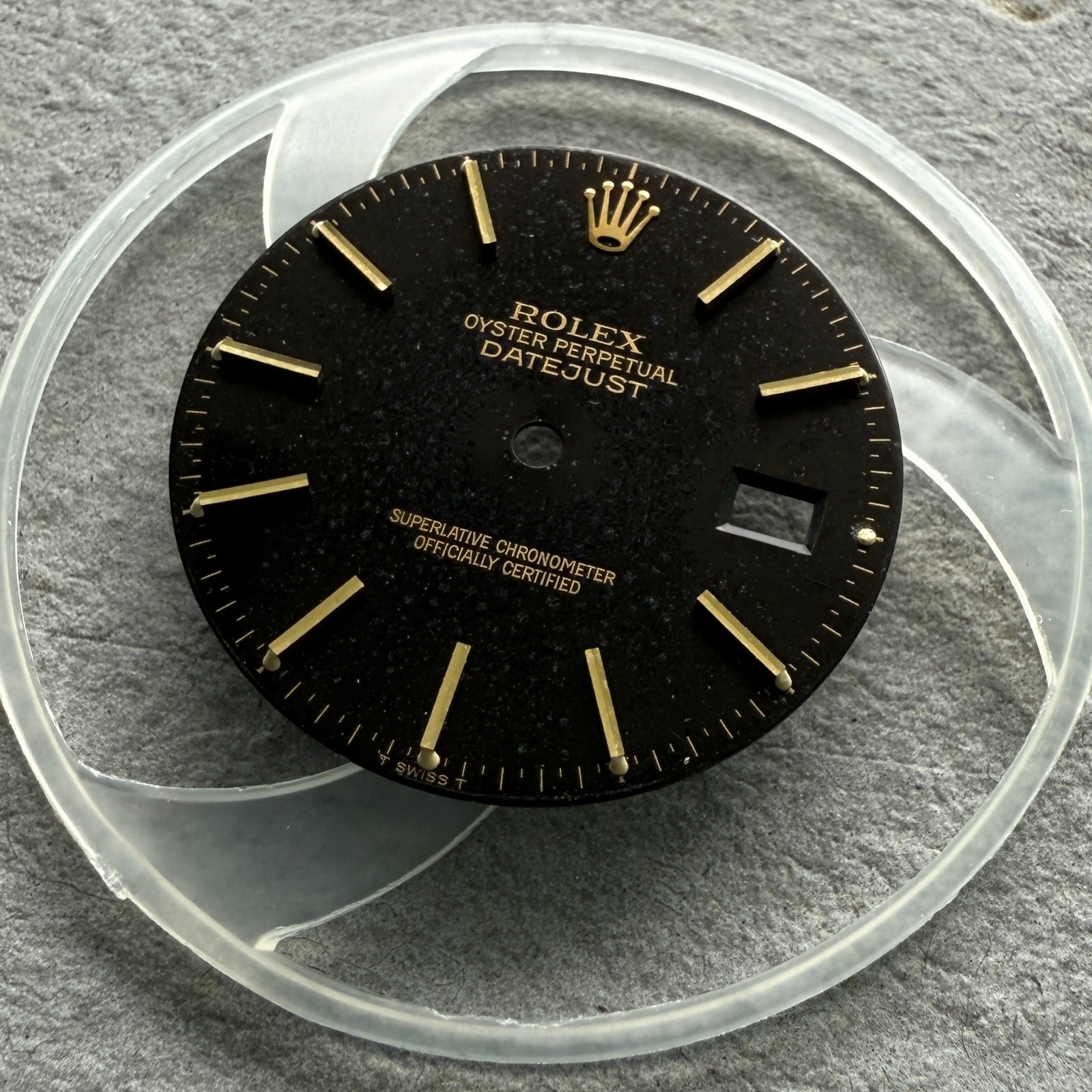 Vintage Rolex Datejust 16233 16013 16018 Factory Black Tropical Night Sky Stars