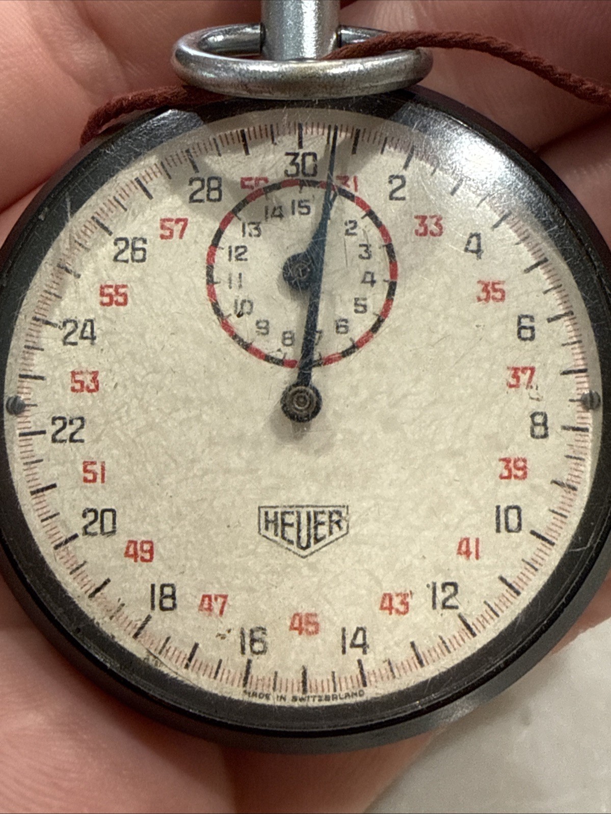 Tag Heuer Vintage Stop Watch In Excellent Condition Working Perfectly