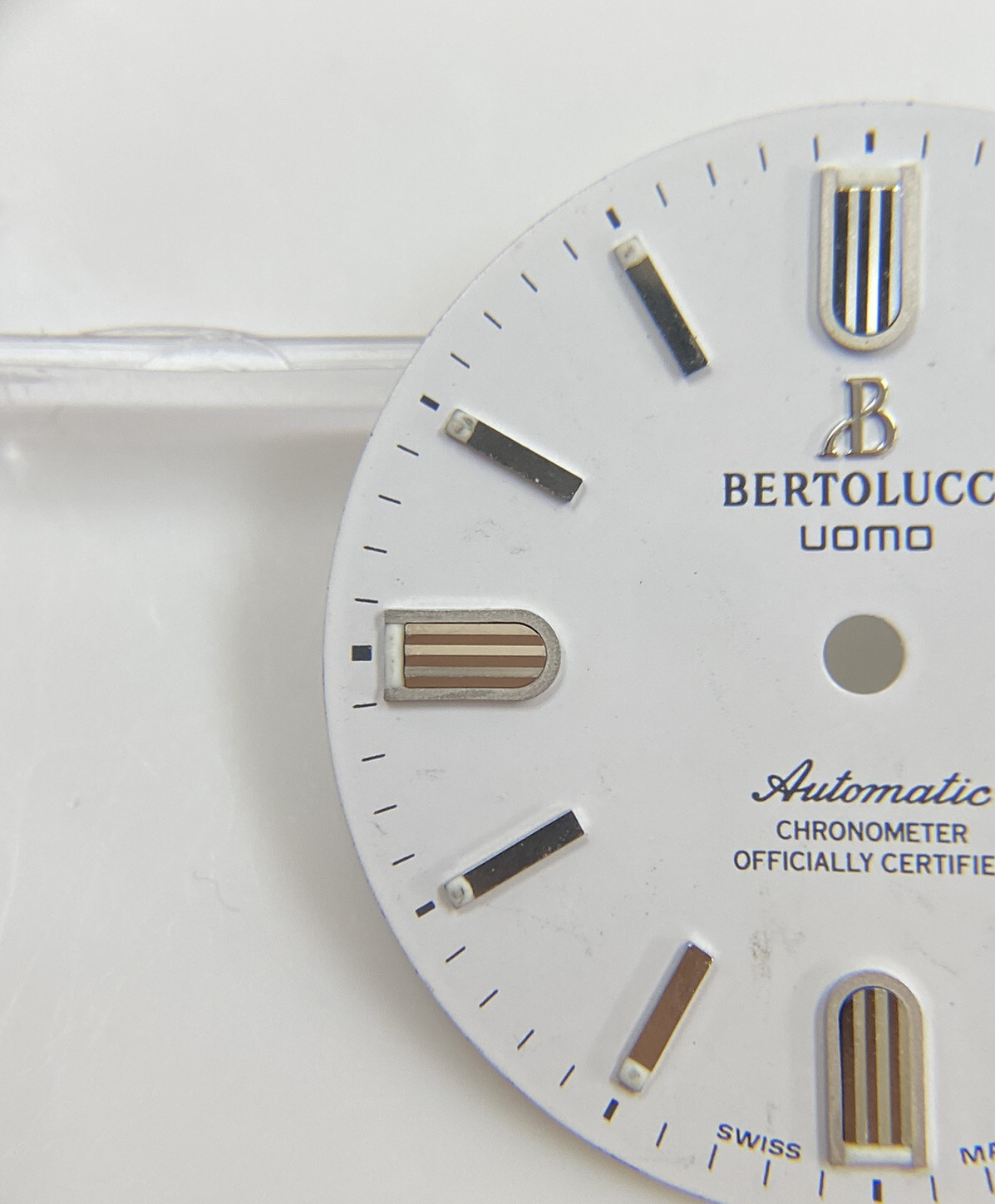 Original Bertolucci Uomo Automatic 28mm White Dial Ref: 884.55.41.10B