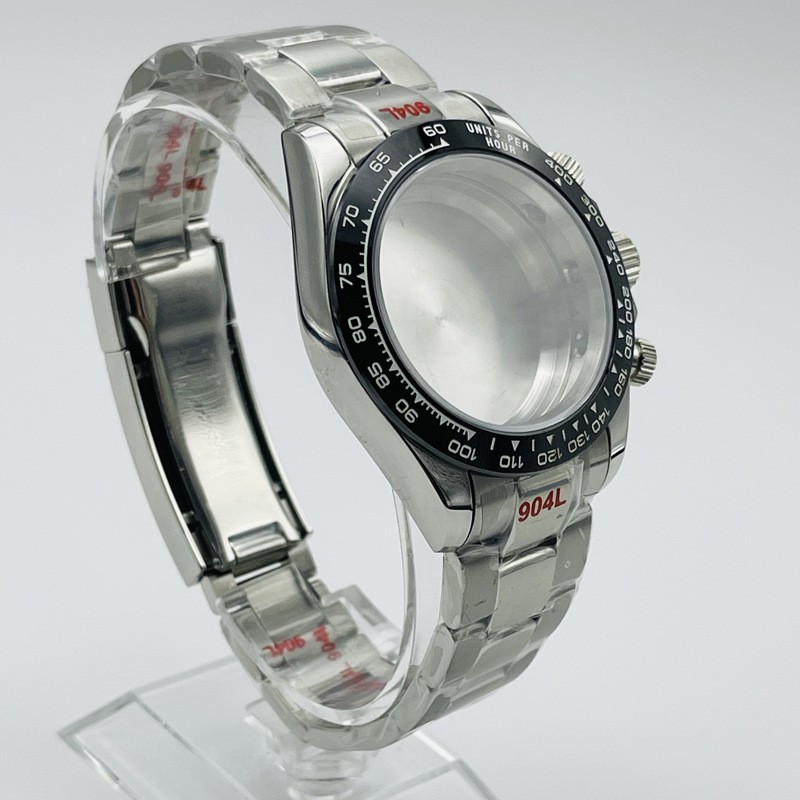 for DAYTONA VK64 38mm VK63 Watch Case MOD Quartz Movement Chronograph Stop Watch
