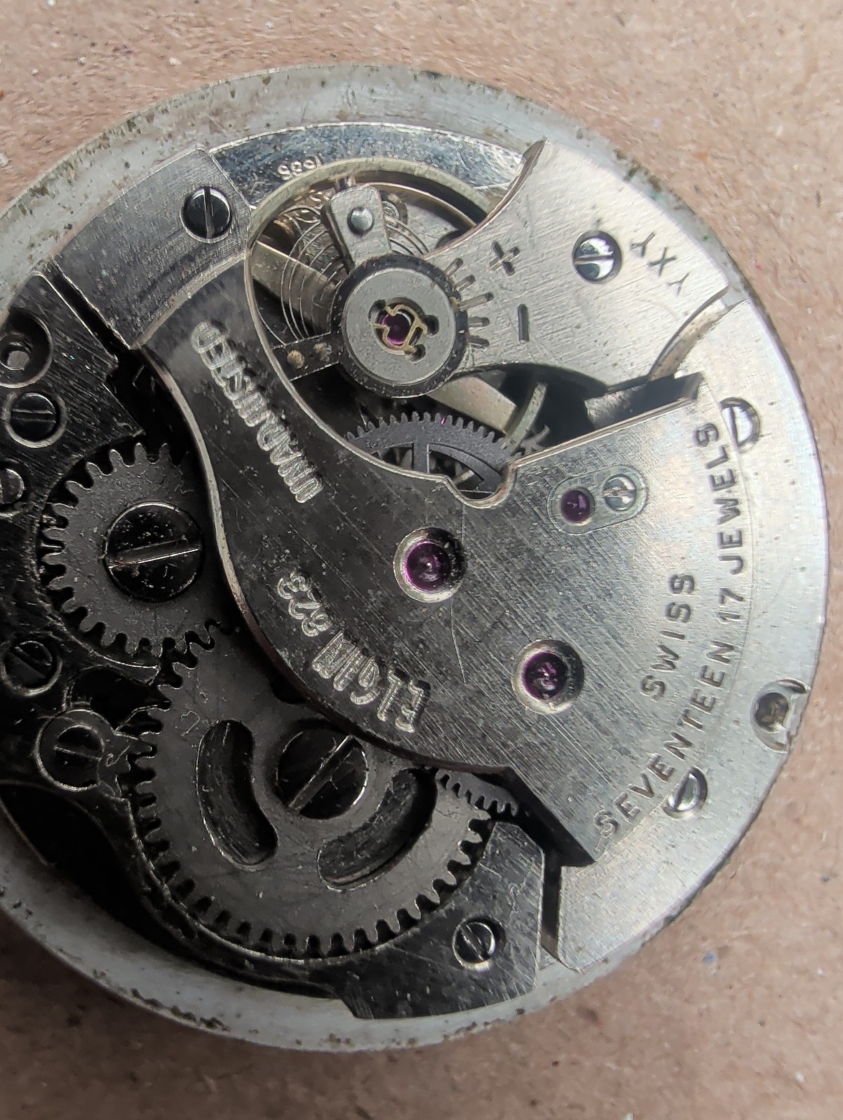 Elgin Sportsman Vintage 17 Jewels Watch Service Required for Parts or Repair