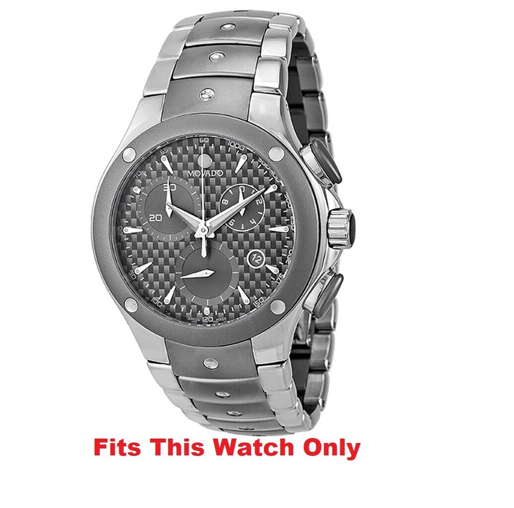 Movado SE Chronograph Carbon Fiber Mens Watch 0606143 Movement , Hands, Dial