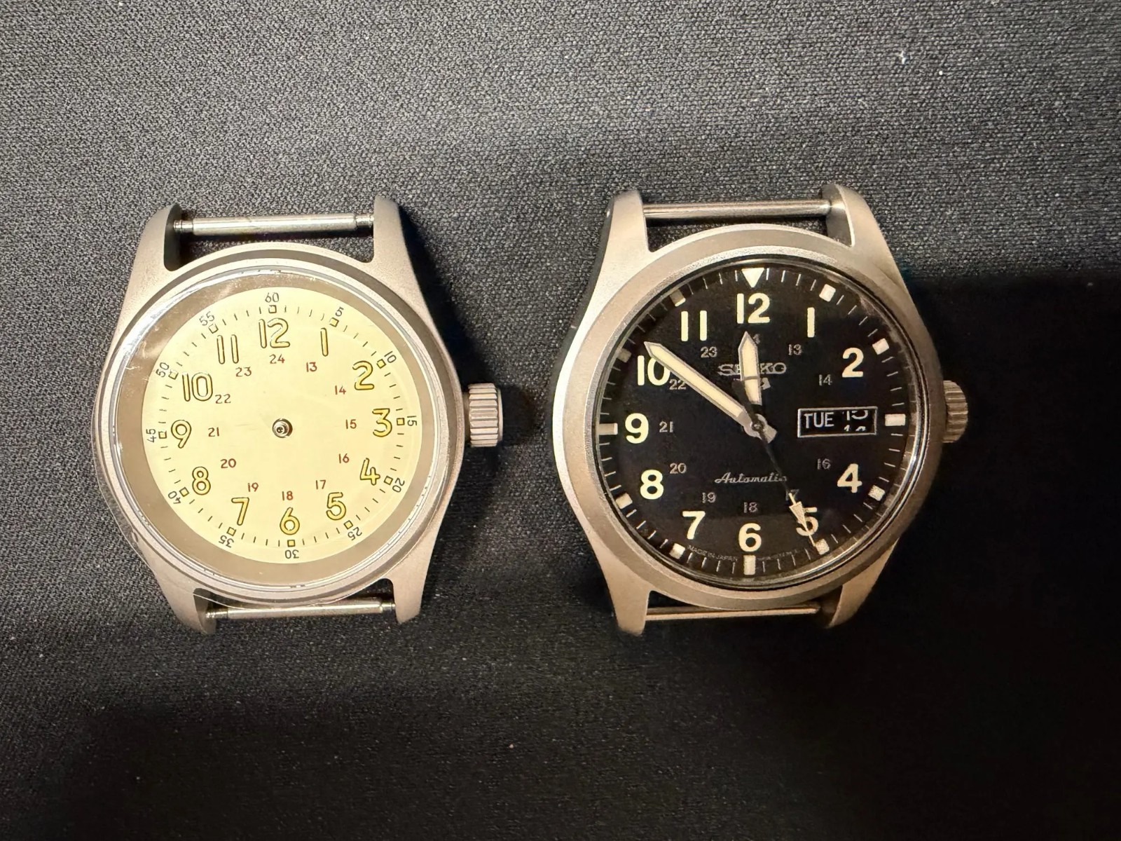 Titanium Diving Watch Case fits NH34 NH35 NH38 NH70 Sapphire 20BAR Accessory