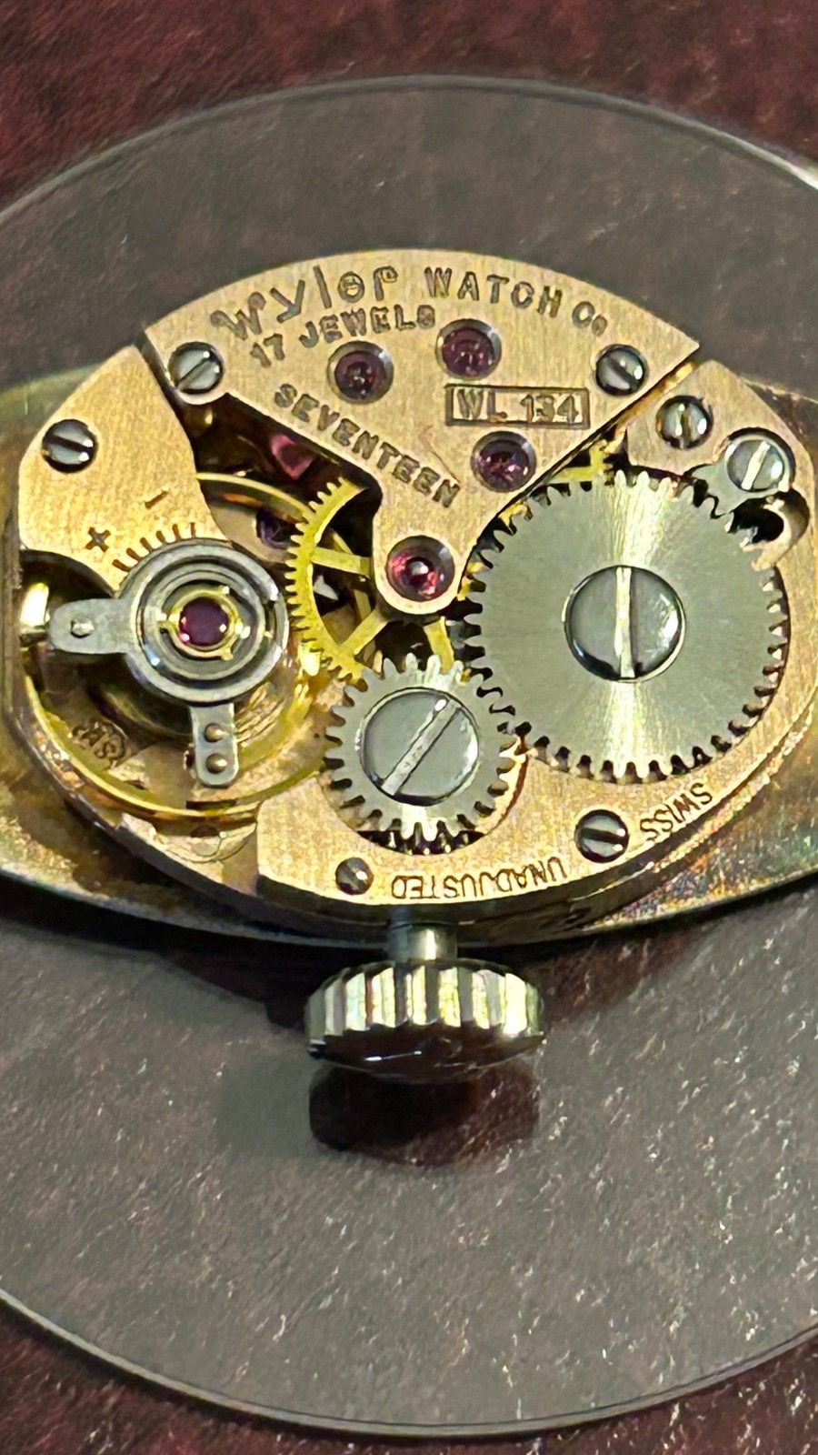 Vintage Wyler Peak Movement + NOS Dial