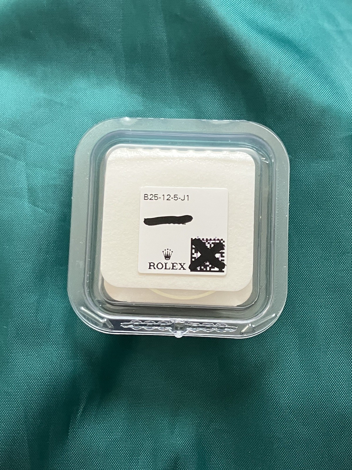 New Genuine Rolex B25-12-5-J1 Plexiglass For 5500 Airking & 90xx Tudor Etc