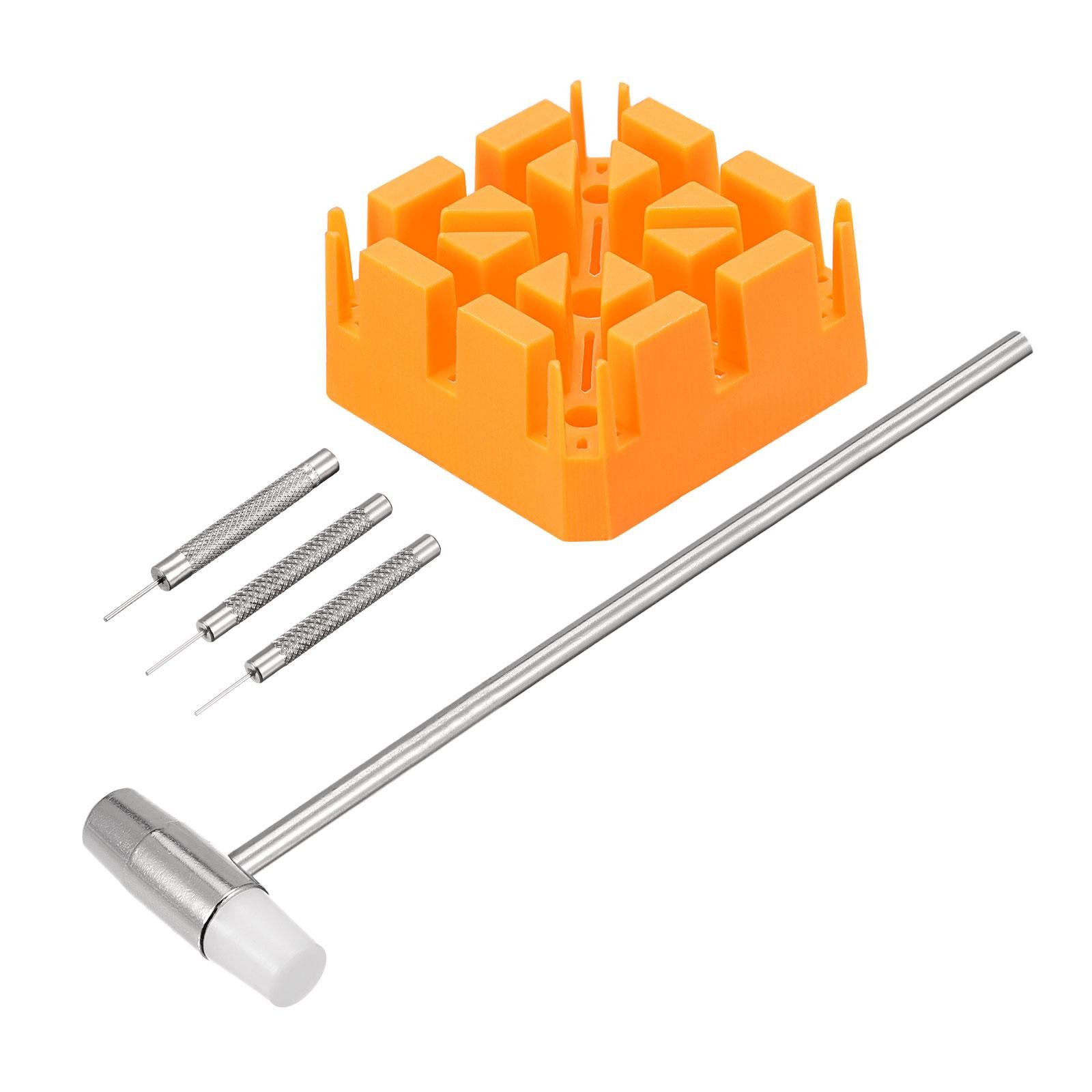 Watch Strap Link Pin Removal Set with Orange