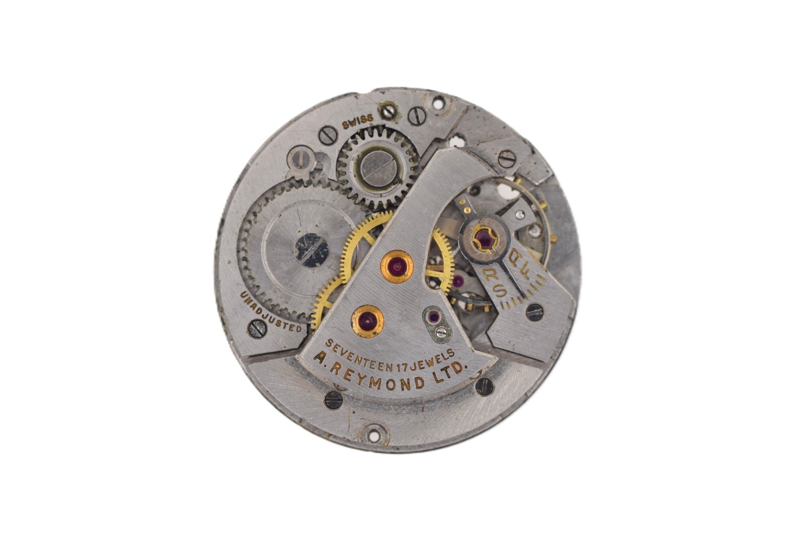 AS1187 AS1194 Vintage Watch Movement Good Balance (3895)