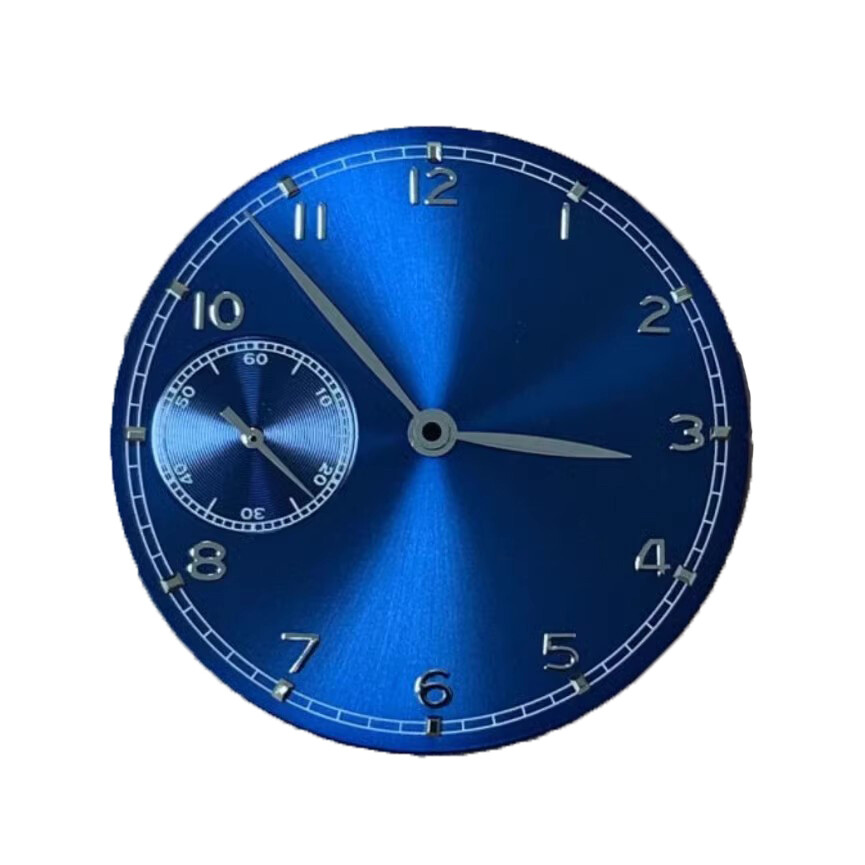 Watch Part 37mm Dial with Hands for ETA 6497 ST3600 Movement Day/Date at 9H