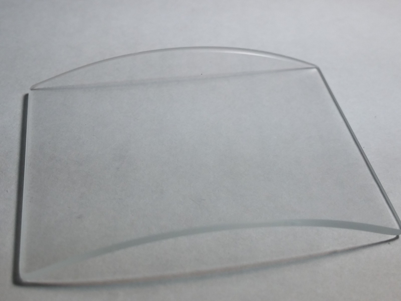 Unbranded CMX R 45 crystal double curve 30x40mm x 1mm thick