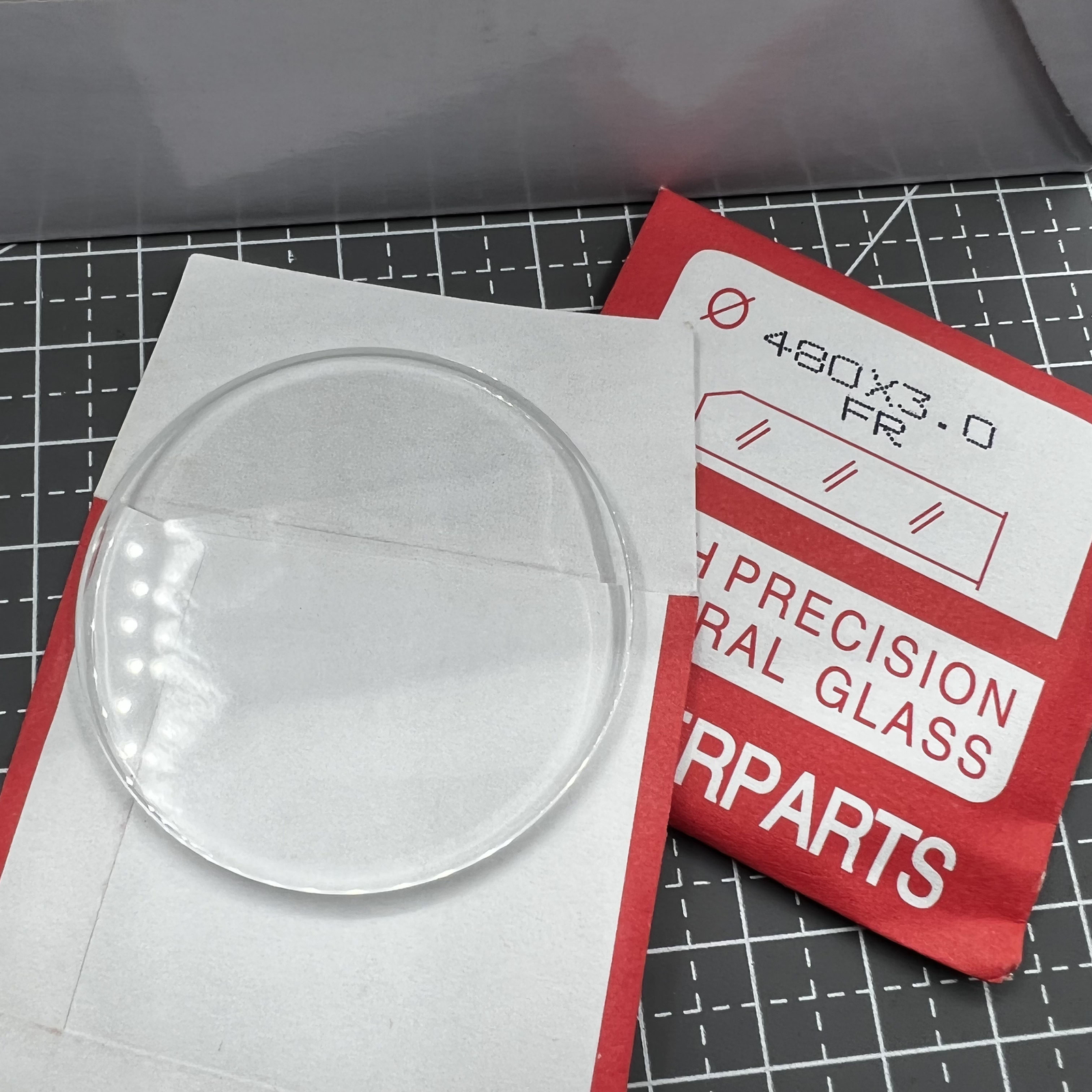 20pcs 3.0mm Thick Flat 45.5-50mm Round Watch Glass Mineral Crystal Replacement