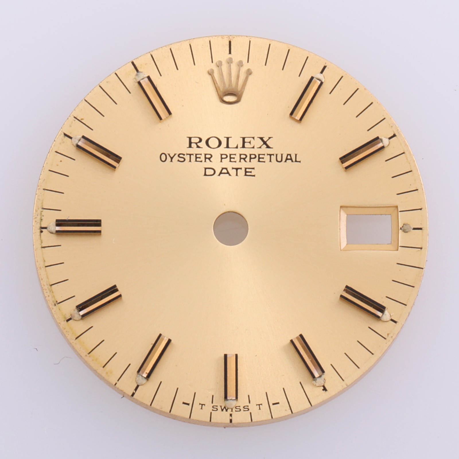 Rolex Lady Date 26mm Champagne Stick Dial T Swiss T 6917 69173 69178 #J22