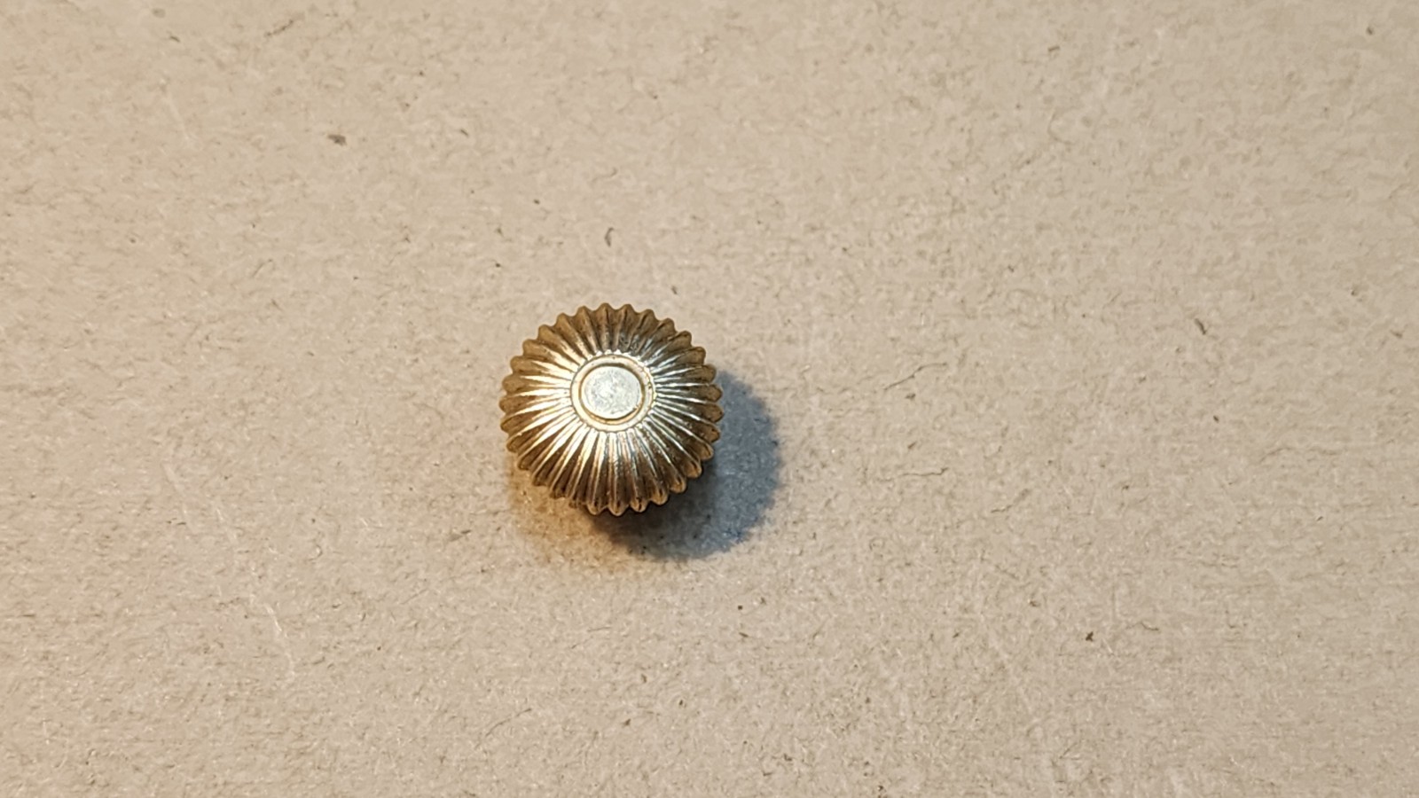 Fancy Vintage NOS Pocket Watch 1.4mm Thread Yellow Crown-8.82mm Diameter