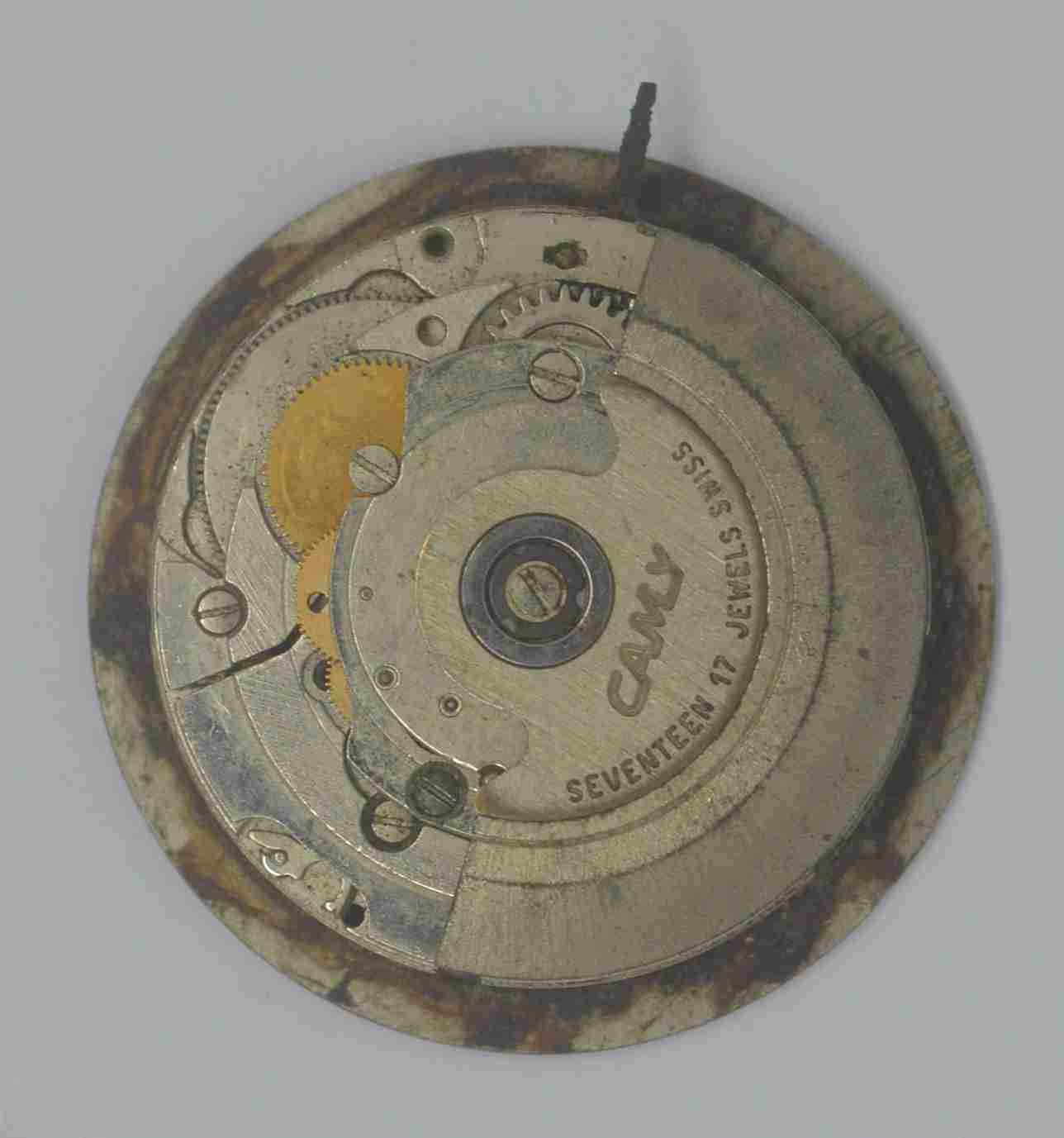 VTG CAMY Time Square 61 Movt & Dial. Cal: ETA F3-2879. -Parts Or Repairs