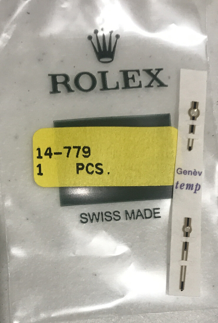 Rolex 1 Minute And 1 Hour Hands 14-779 Yellow Gold/Black Genuine Model 116528