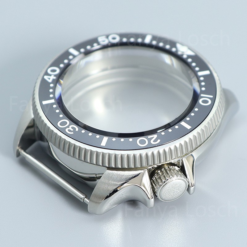 38mm Modify Seiko Turtle Mod Steel Watch Case Sapphire Ceramic For Seiko NH35 36