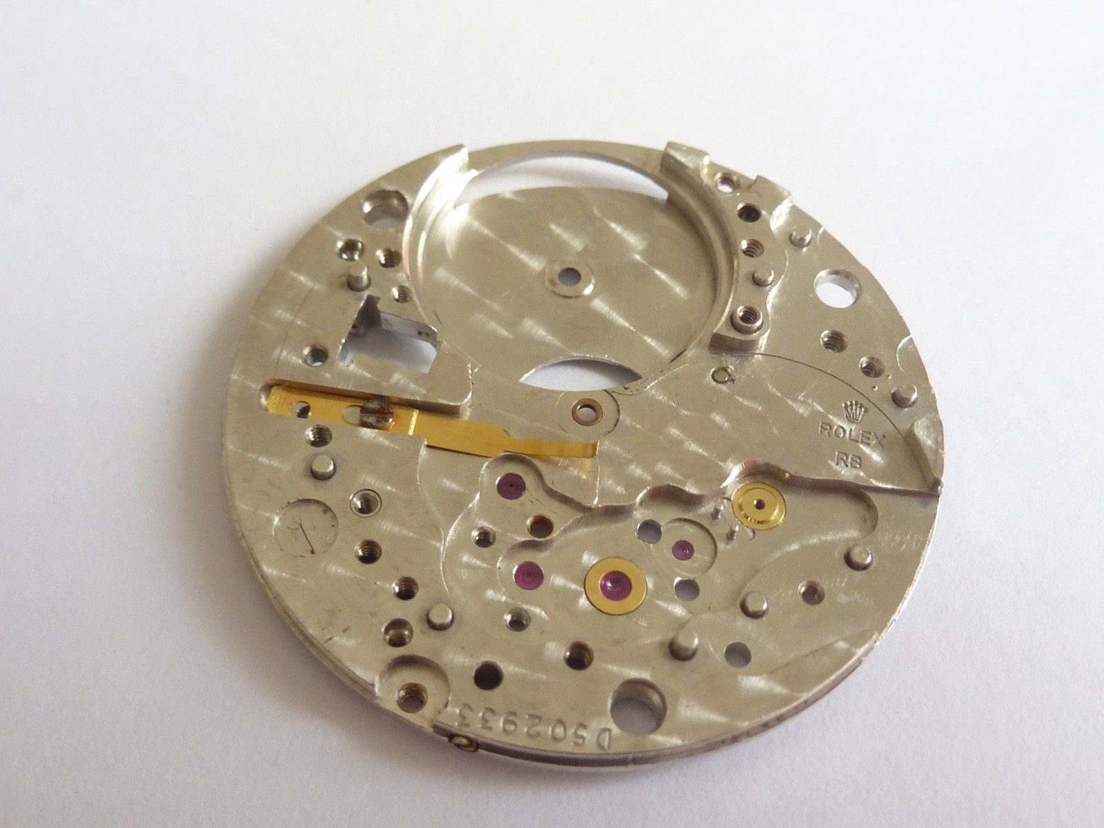 100% Authentic ROLEX 1570 Main Plate with all jewels mint condition 1530