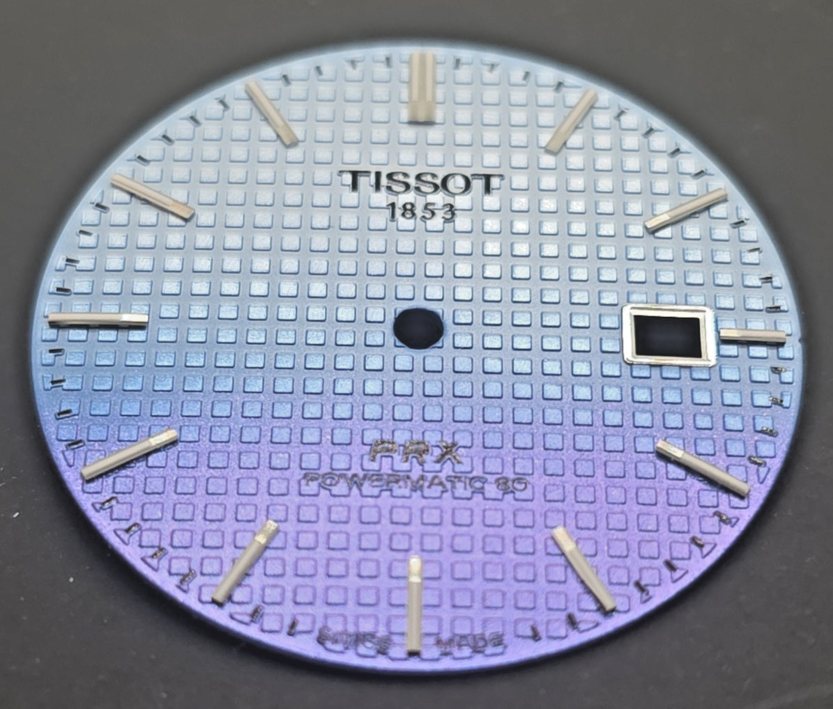 Tissot PRX Gradient Powermatic 80 Dial Original New T400046698 Blue Reflect