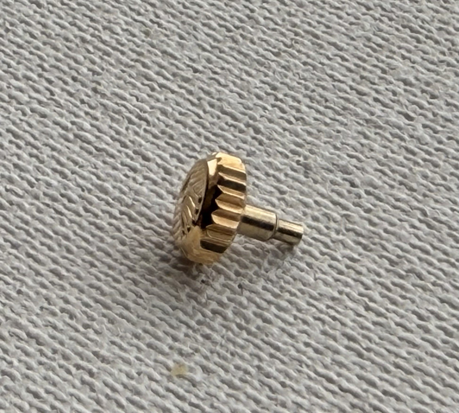 Genuine Rolex 241 24-603-8 Yellow Gold Crown 6mm