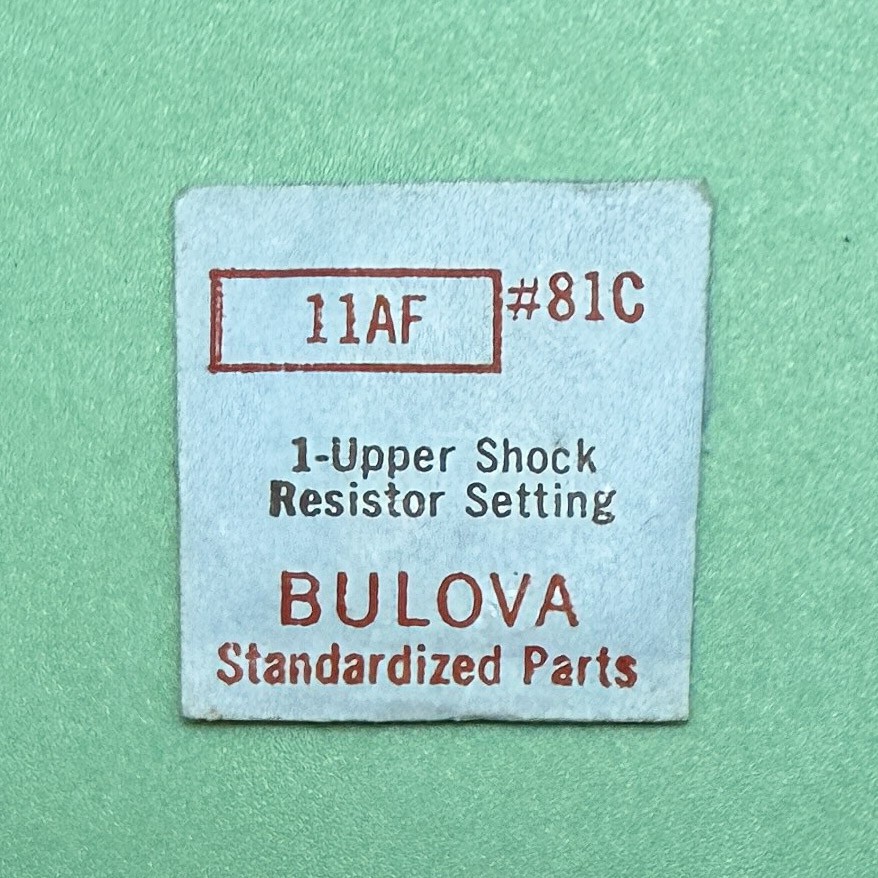 Genuine Bulova Part 81C Upper Shock Setting 11AF 11AFA 11AFAC 11AFACD NOS #0009