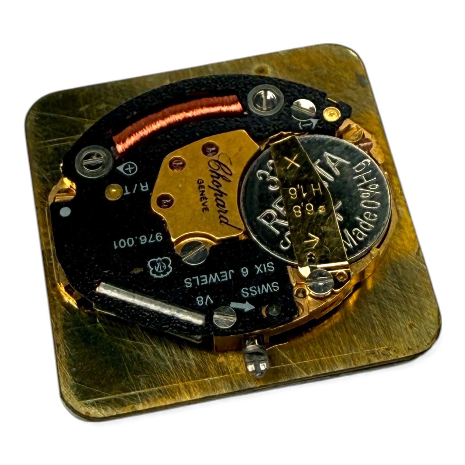 Chopard Quartz V8 Swiss 6 Jewels Movement w/ Mother of Pearl Dial – Working