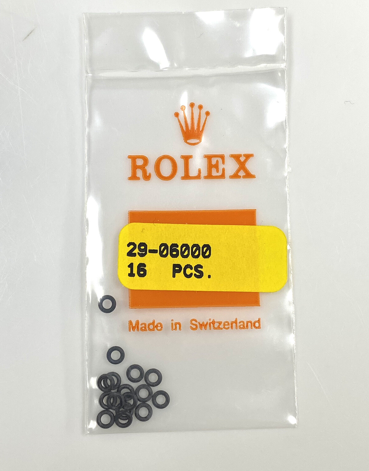Genuine Rolex Gasket 29-06000 for 6mm Case Tube. Price for one piece