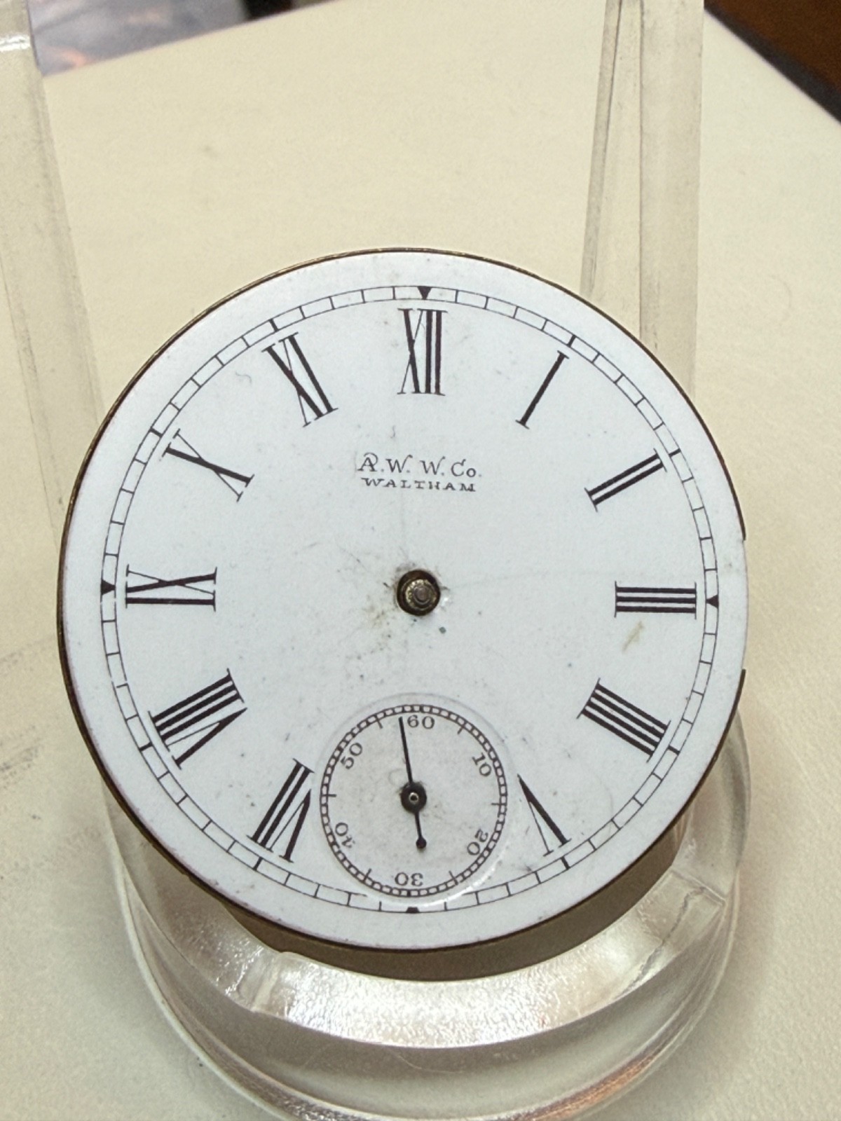 For Parts or Project, Elgin Pocket Watch Movement,Circa 1891, 6s, 7J, Model 1889