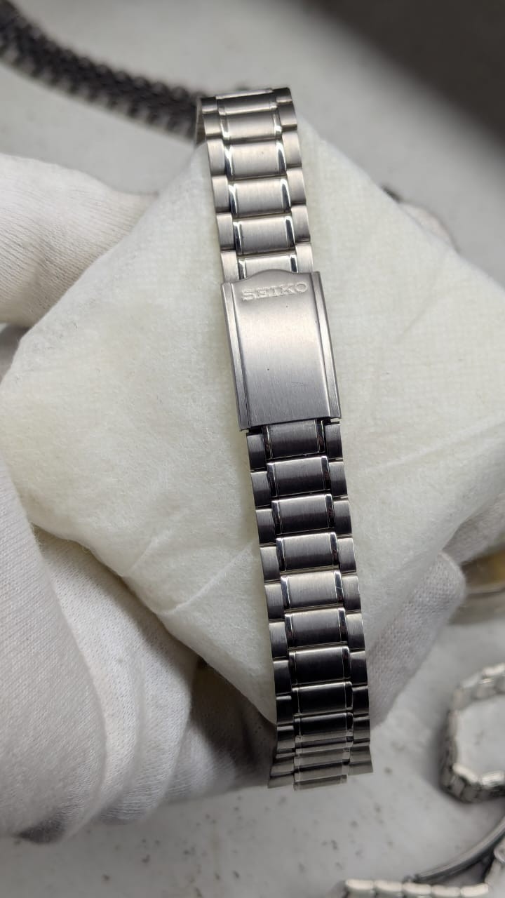 For Seiko 5 Watch Bracelet Replacement Stainless Steel Strap 18mm length 17cm