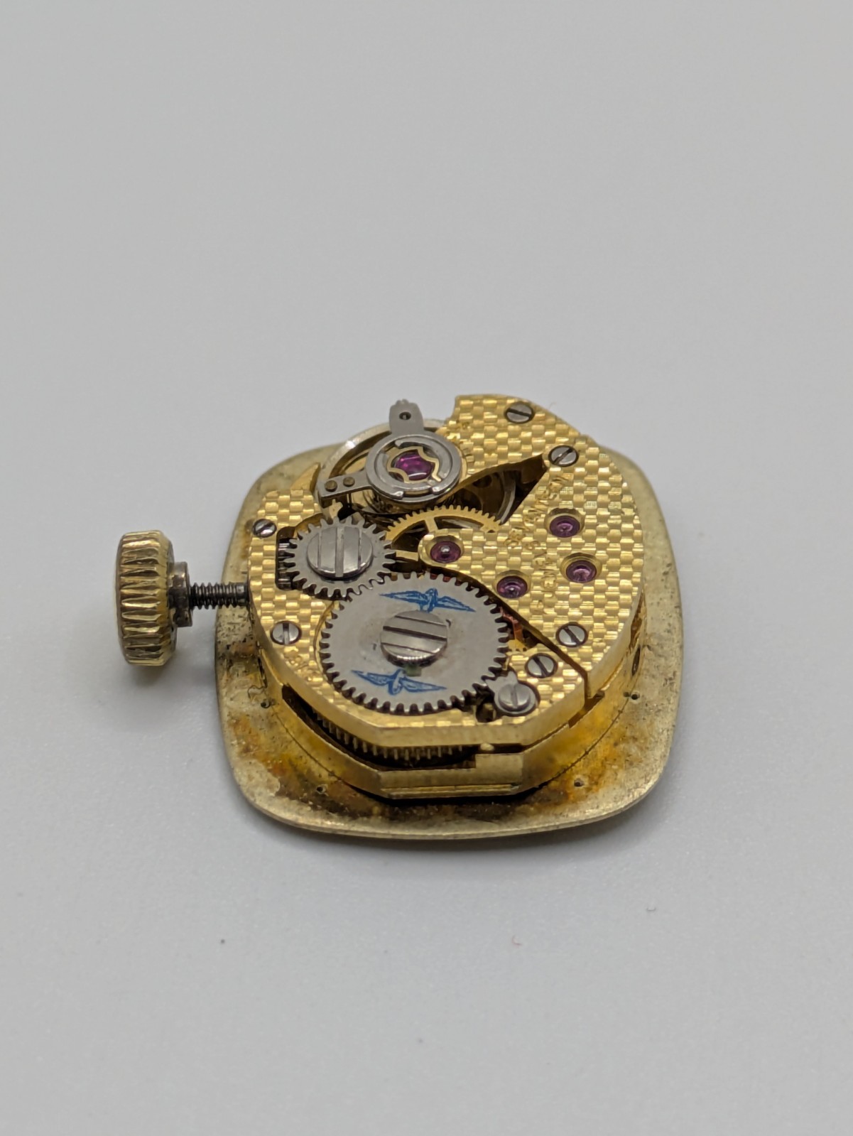 Rotary AS 1977-2 Manual Wind Watch Movement 17 Jewels Swiss Parts Repair 18.7mm