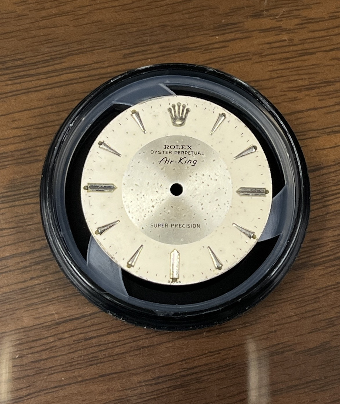 100% Orig RARE vintage Air King 1950s Rolex 5500 Super Precision Bullseye Dial