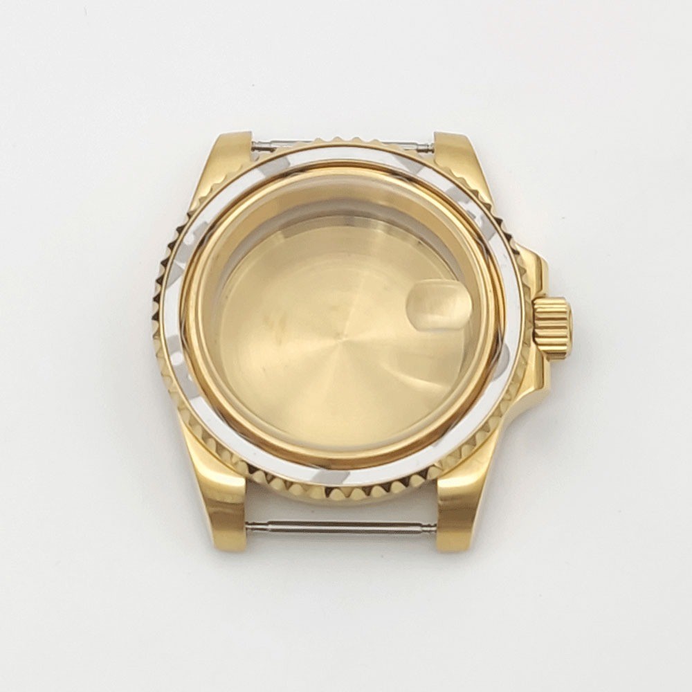 40mm Watch Case Cover Synthetic Sapphire Mirror For NH35/36/4R/7S Movement