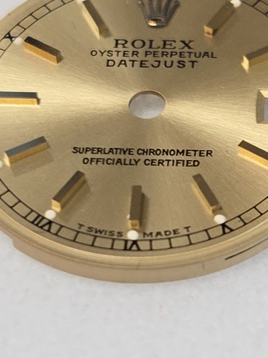 Rolex Dial,ladies 69173, 79178,Champagne, ,Gold Markers, NOS