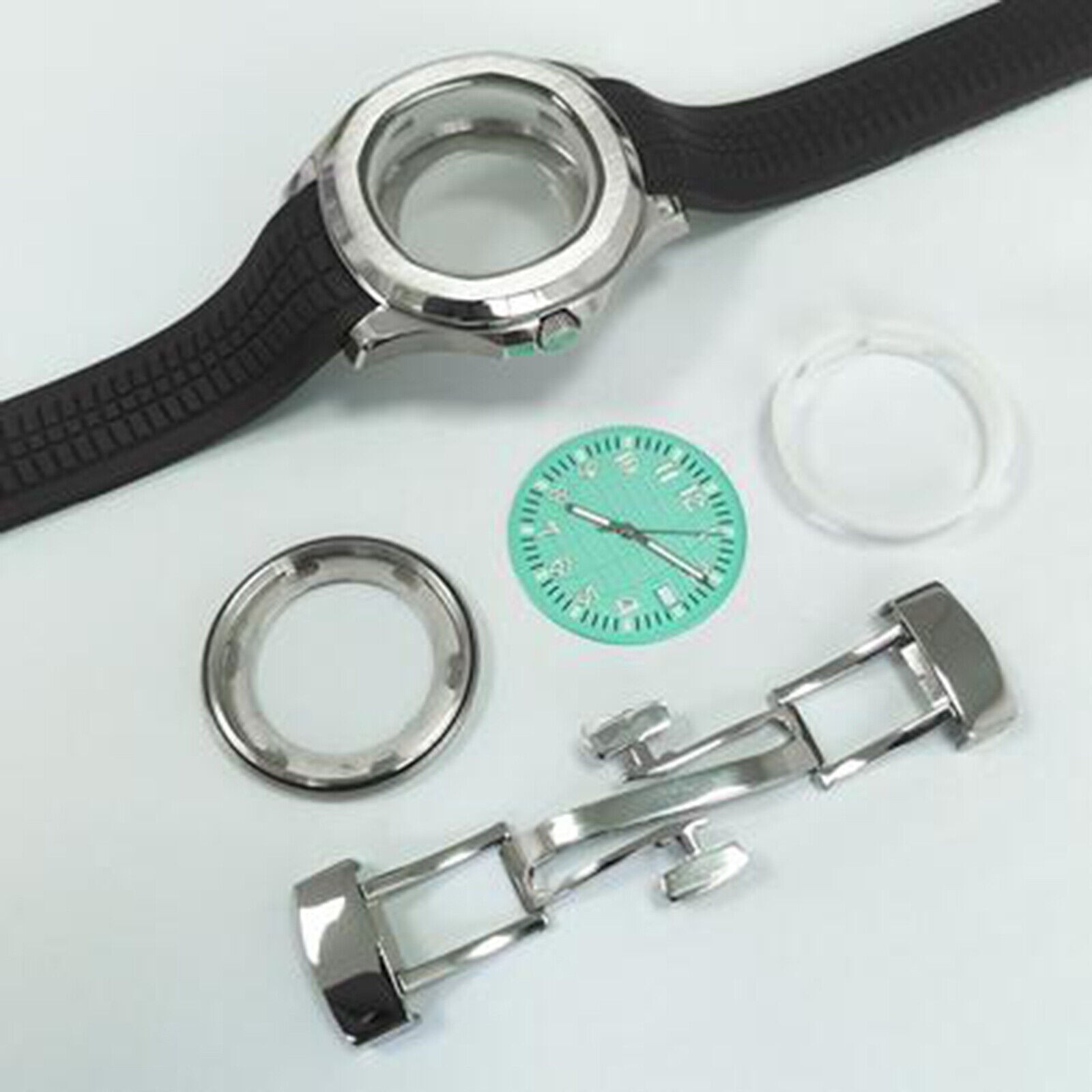 Watch Case Dial Hands Strap Accessories for NH35/36/4R/7S Movement