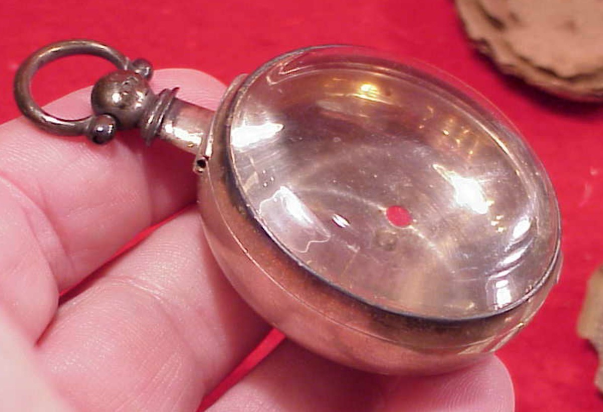 VINTAGE 55MM ENGLISH STERLING PAIR CASE PAPERS EMPTY POCKET WATCH 82.2 GRAMS