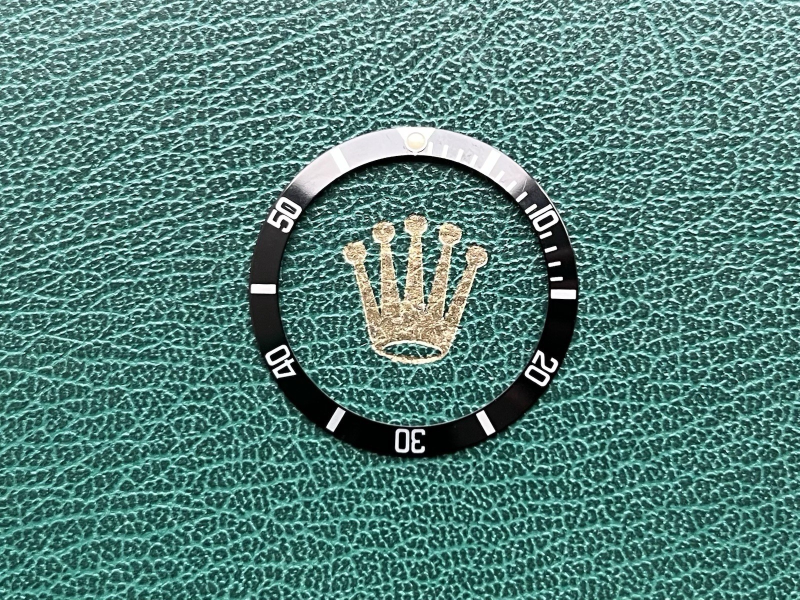 Rolex Submariner Date 16613 16803 16808 16618 Black TRITIUM Bezel Insert #1459