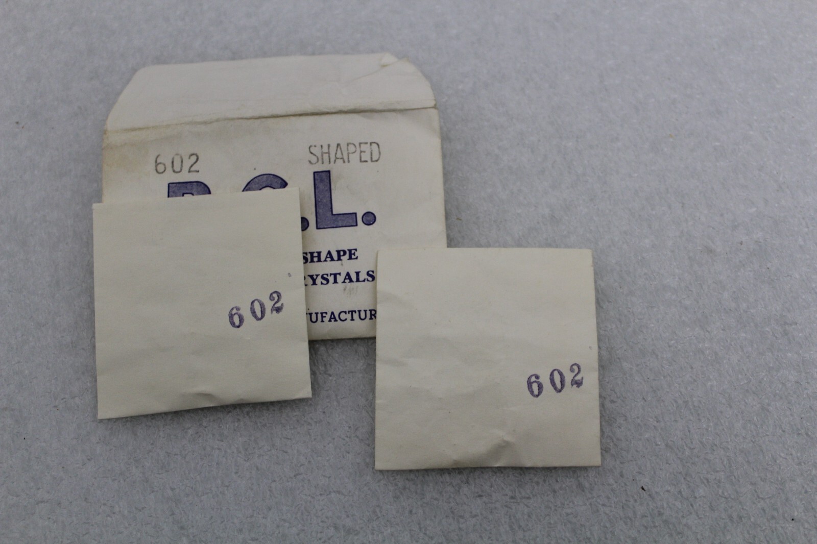 Group of Fancy Shape Perspex Watch Crystals