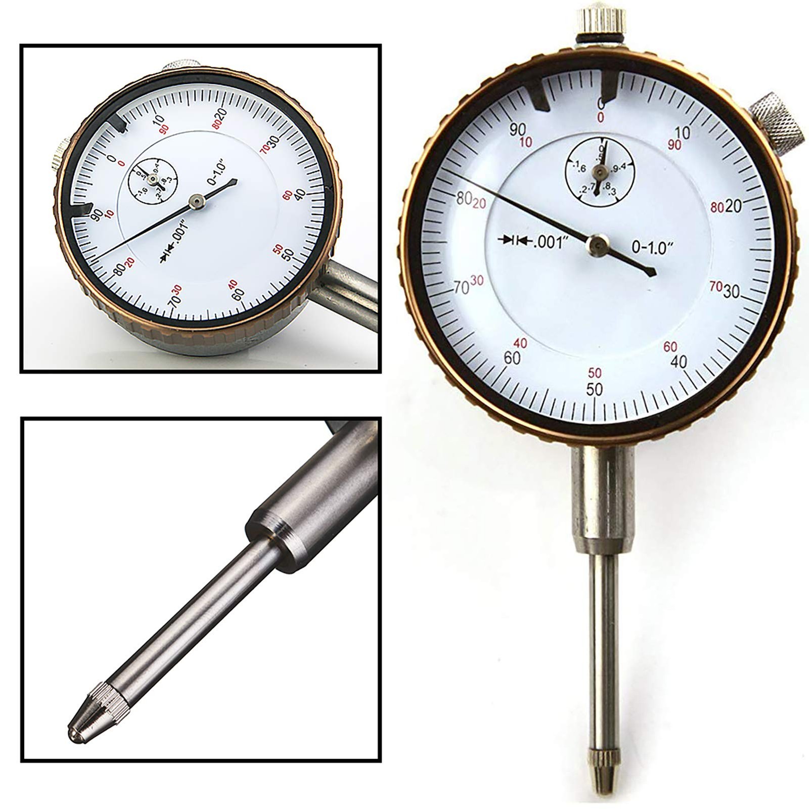 Nortools Dial Indicator 0-1″ AGD SPEC 0.001″ with onesize,