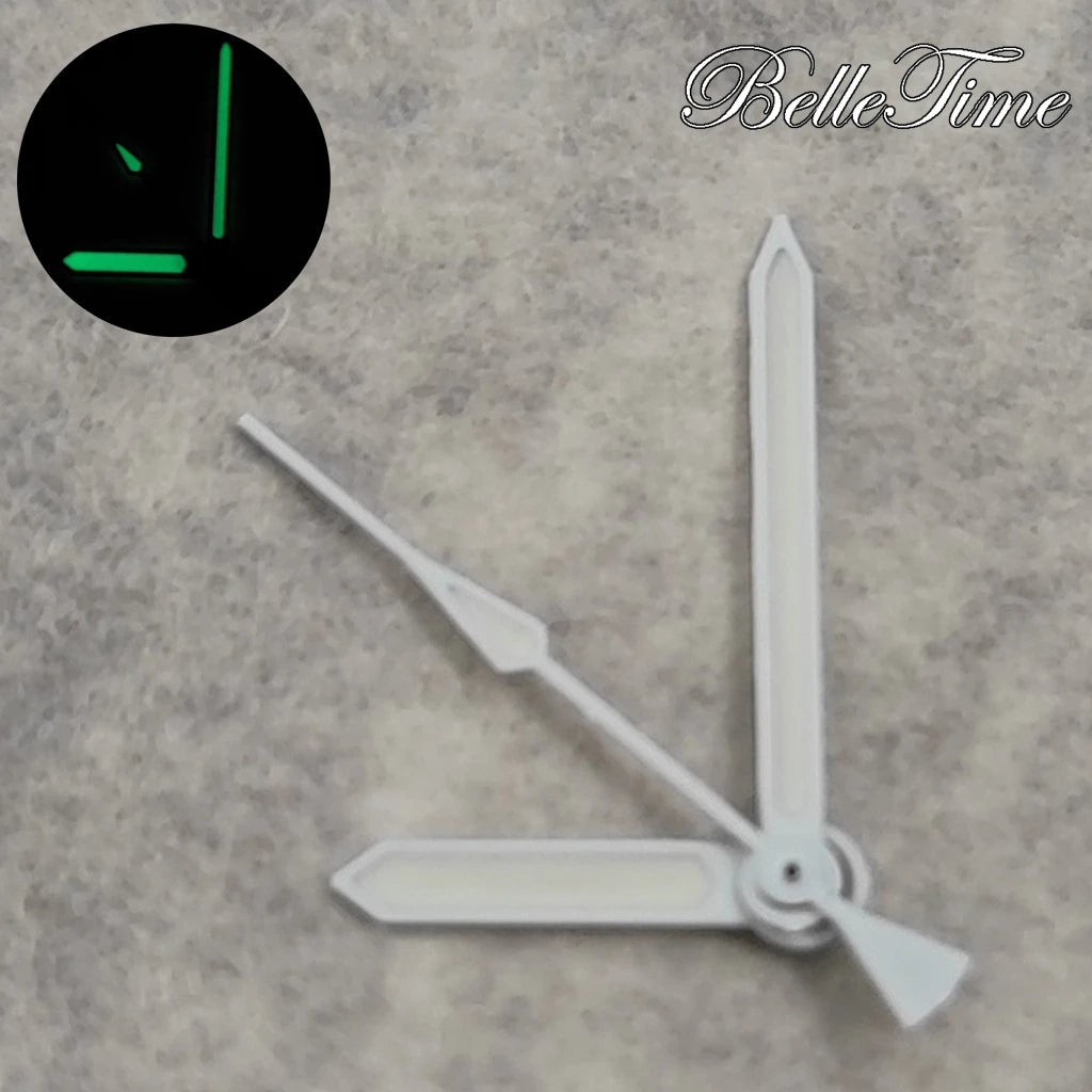 Modified Multicolor Watch Hands with Green luminous For NH34 NH35 4R35 NH36 4R36