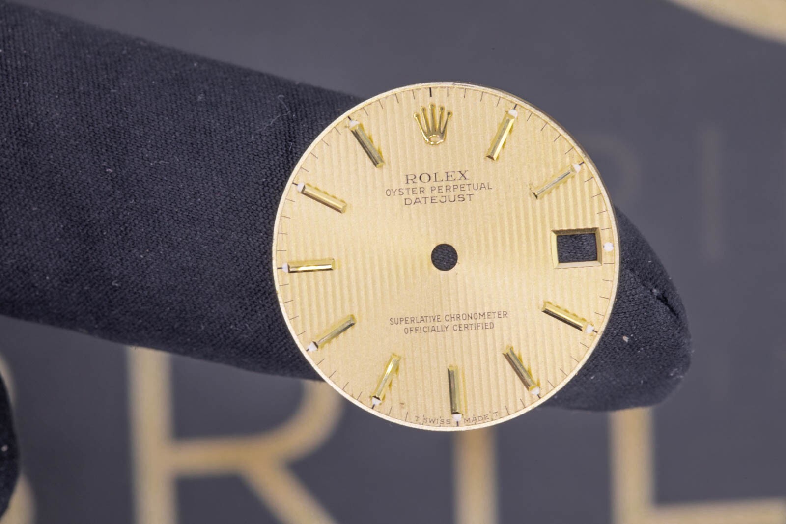 Rolex Datejust 31mm Champagne Tapestry Dial Model 68273
