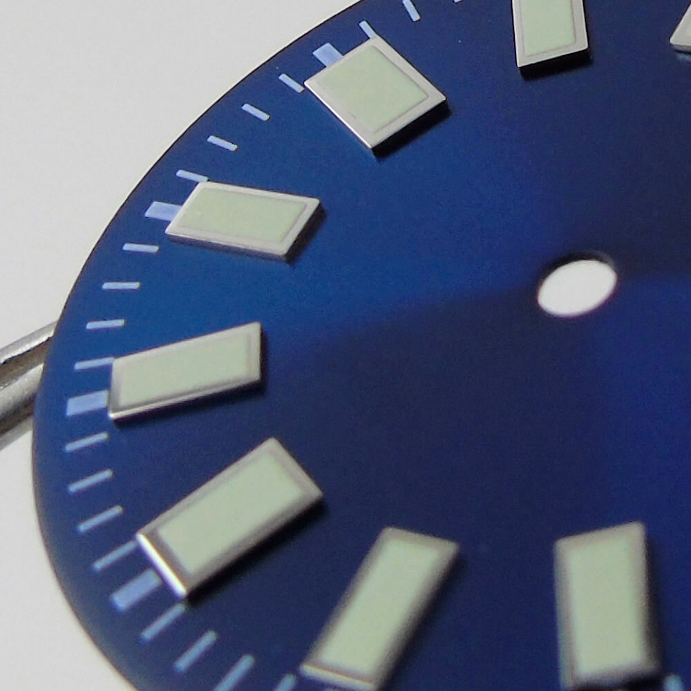 29mm black blue gray dial luminous fit 62mas NH35 NH36 ETA 2824 2836 movement