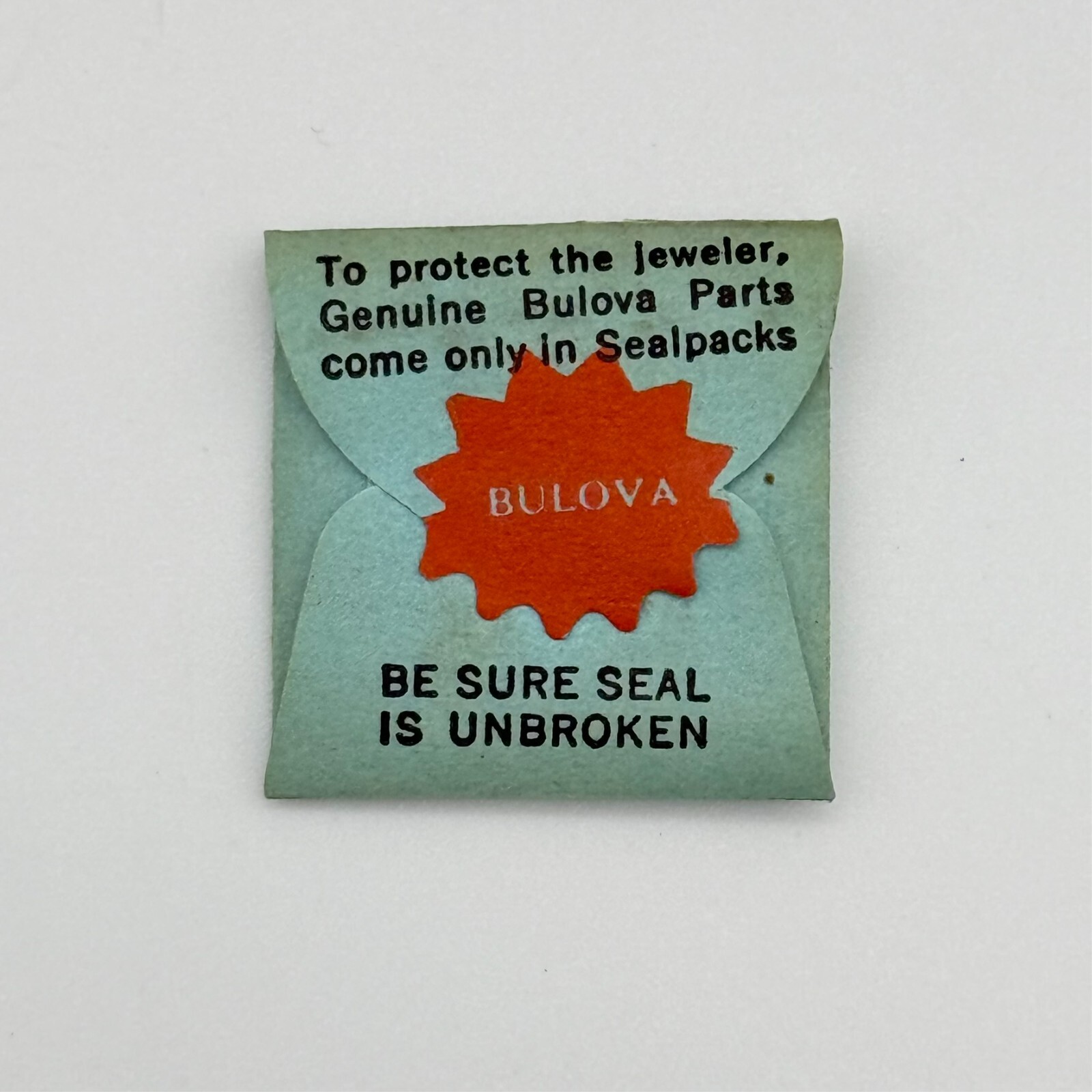 NOS Genuine BULOVA Standardized Caliber 10BA Part Number 1, Barrel and Cover