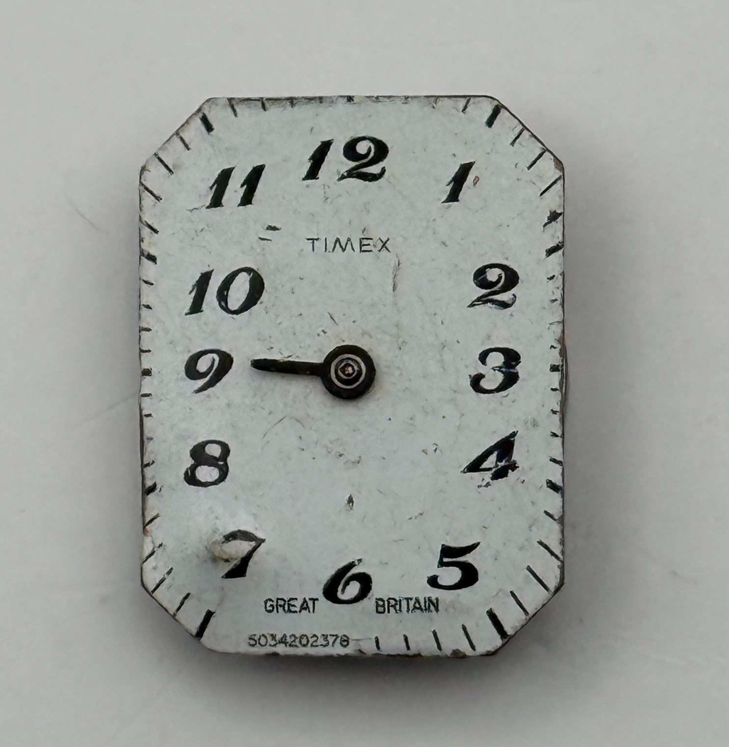 Timex 482 Watch Movement Great Britain 0 Jewel Manual Wind Parts Repair 18.1mm