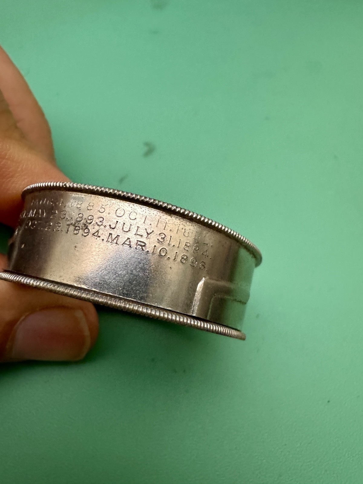 Waltham Watch Co. PAT 1885 1896 Movement Storage Case Watchmakers Estate