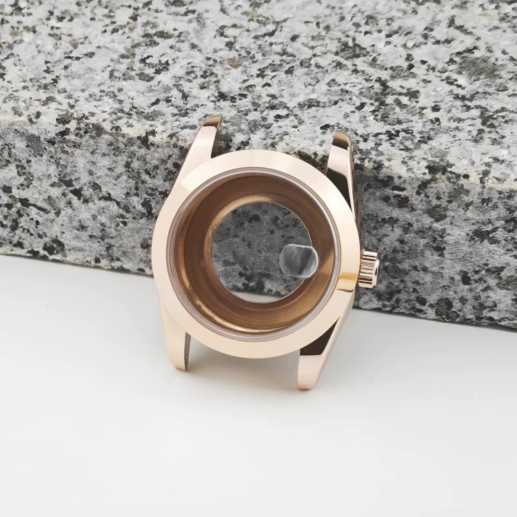 31mm Matte Sandblasted Watch Case Sapphire Glass For NH05 NH06 Movement