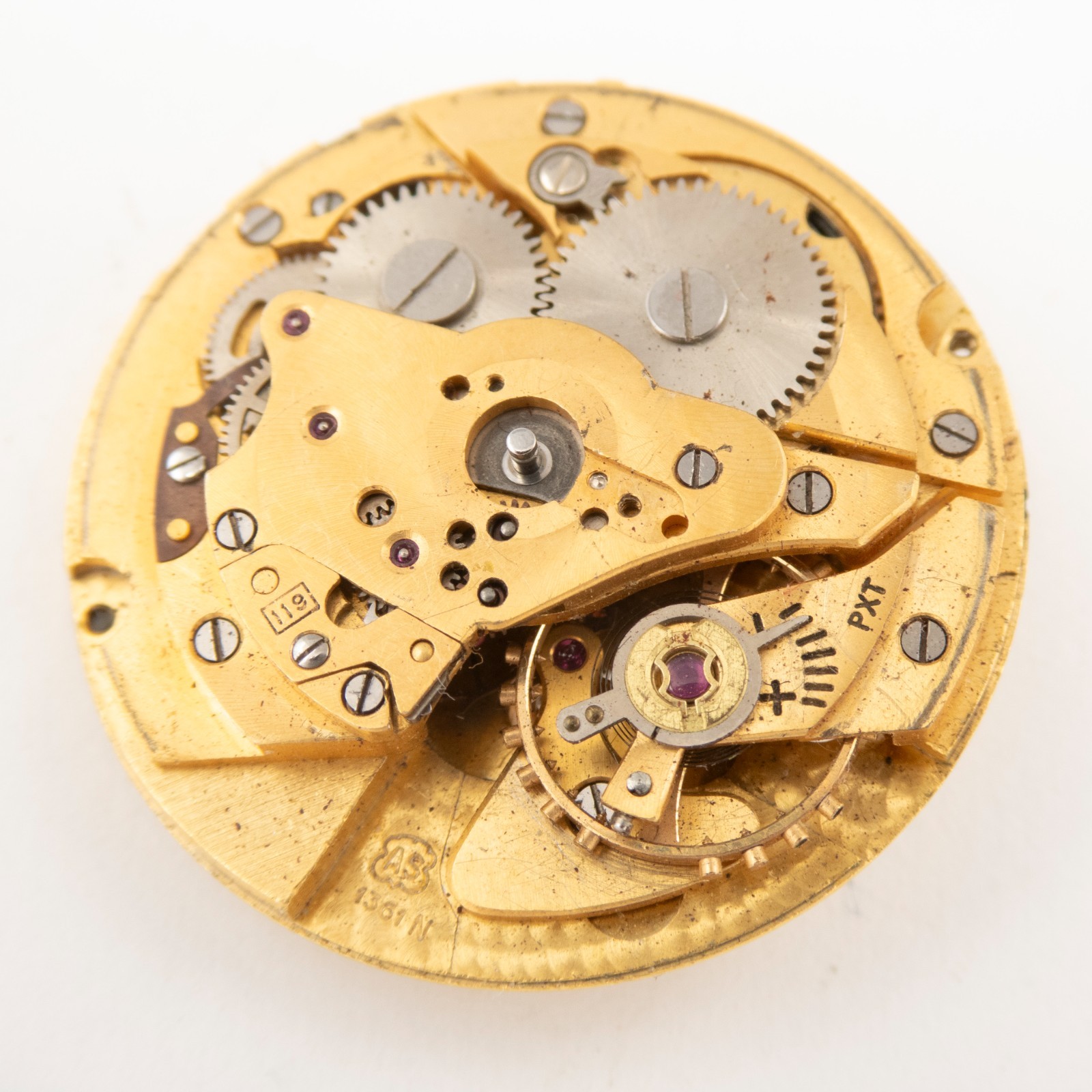 Vintage Paul Breguette / AS 1361N 17-Jewel Automatic Wristwatch Movement, Runs