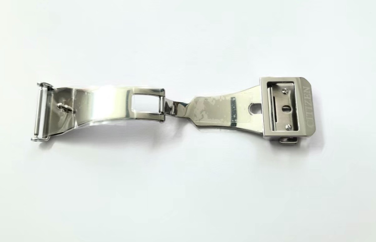 CITIZEN Photovoltaic 16mm deployant single-fold clasp for leather band
