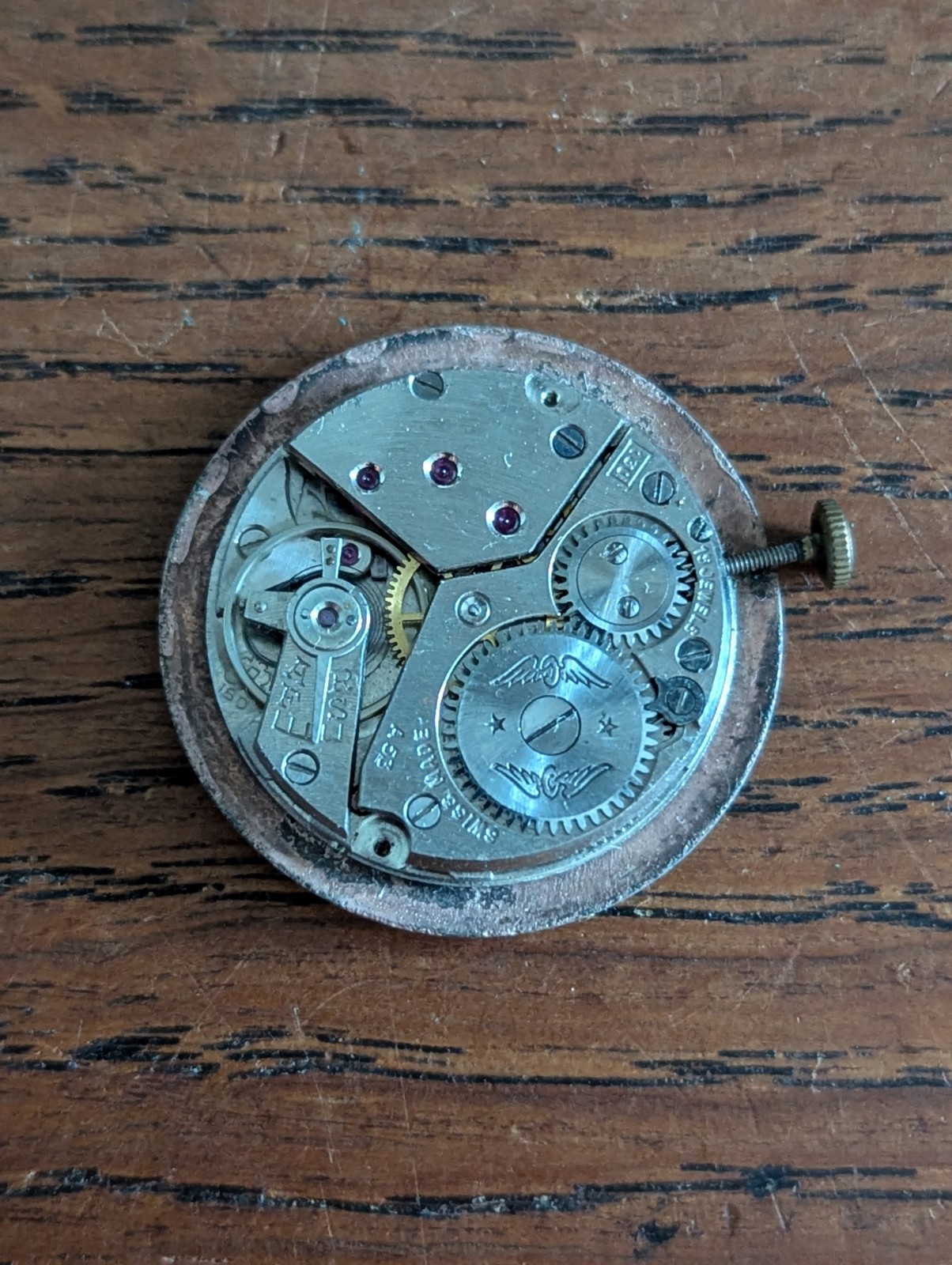 Rotary, Peseux 180, Watch Movement/Dial/Hands, Working #S846
