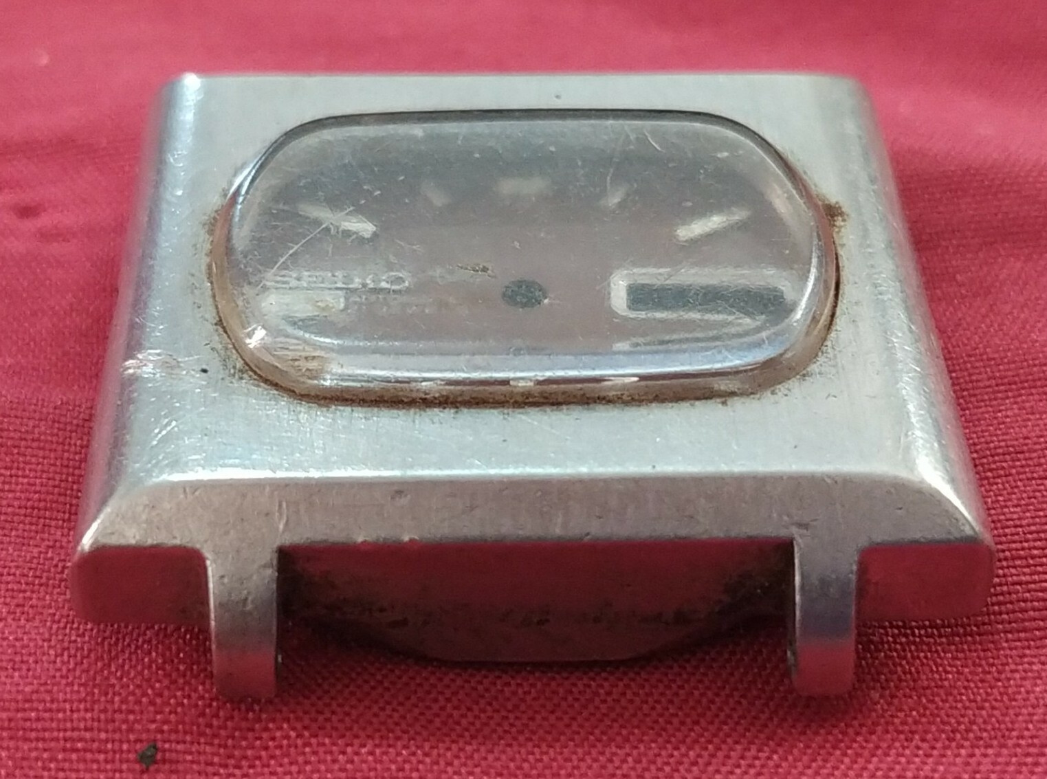 Vintage Original SEIKO 5 Automatic Date/Day TV Watch 6119-5401 – case+dial only