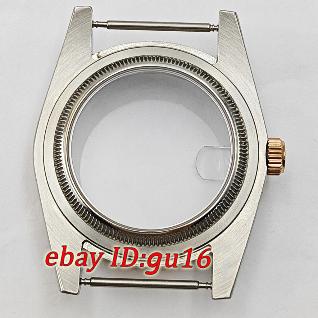 36mm 39mm watch case rose gold silver fit NH35 Miyota 8215 ETA 2824/2836 DG2813